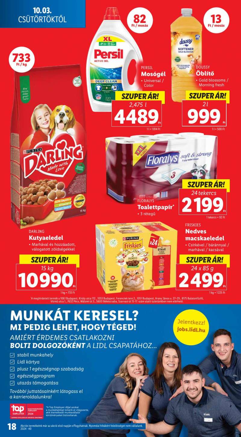 Lidl Akciós Újság 18 oldal