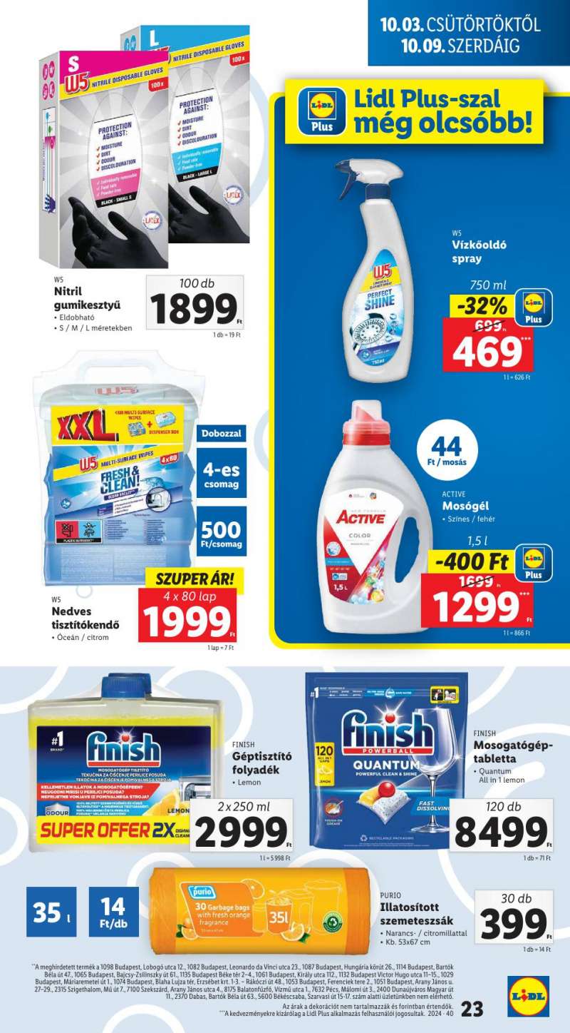 Lidl Akciós Újság 23 oldal