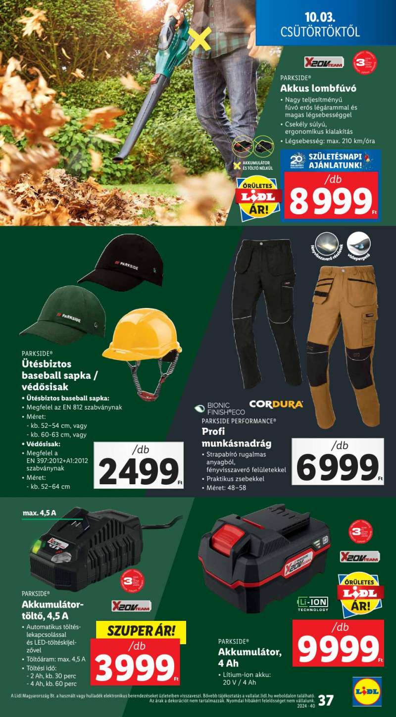 Lidl Akciós Újság 37 oldal