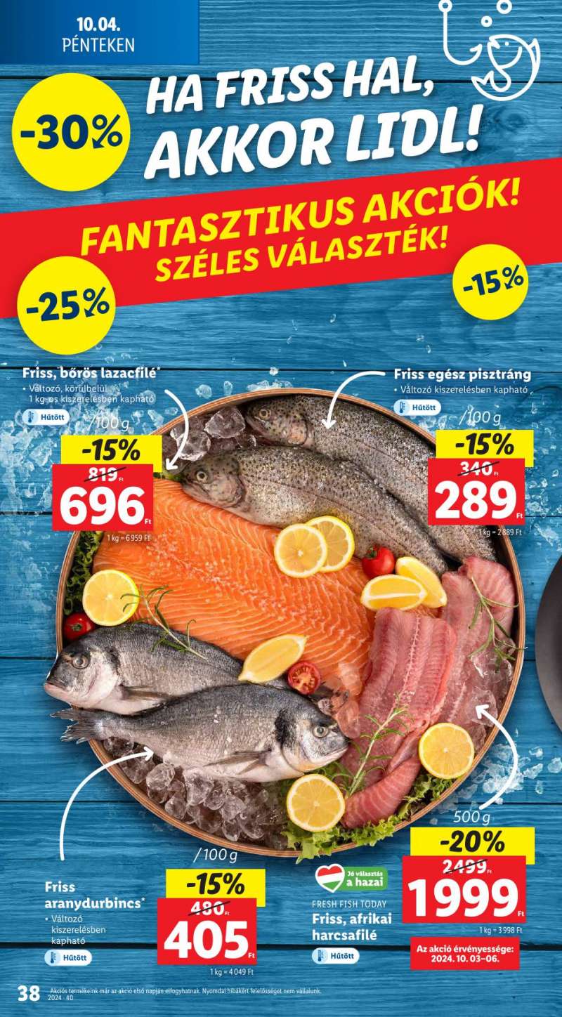 Lidl Akciós Újság 38 oldal