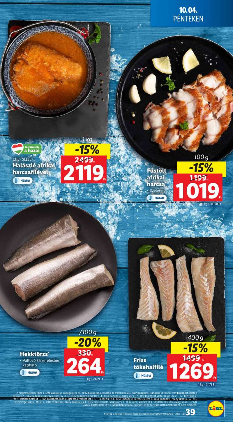 Lidl Akciós Újság 39 oldal