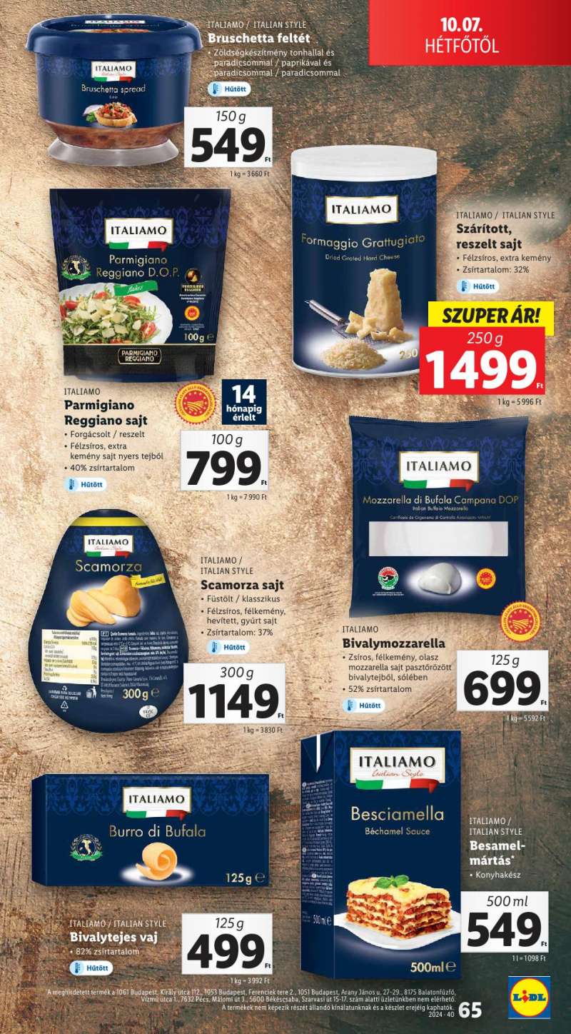 Lidl Akciós Újság 65 oldal