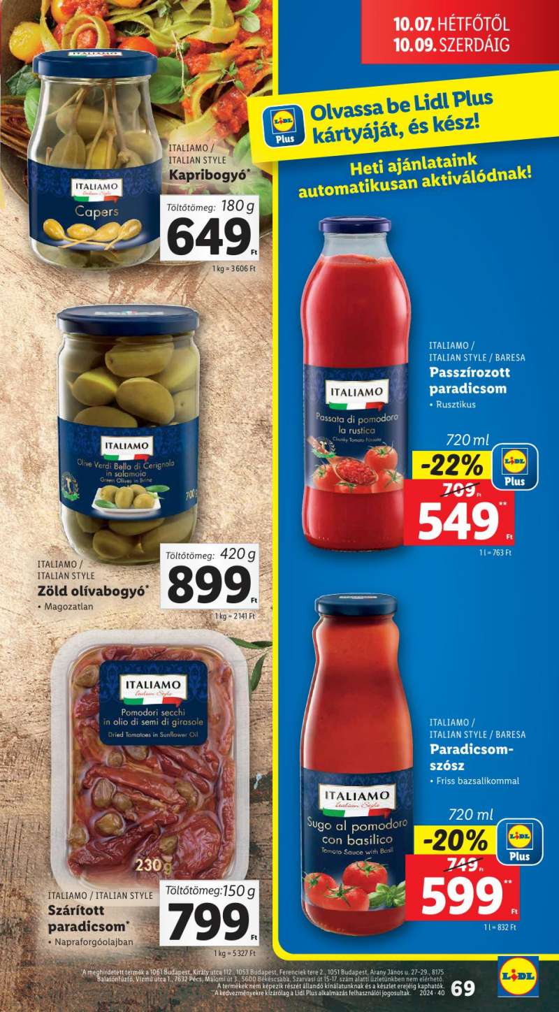 Lidl Akciós Újság 69 oldal