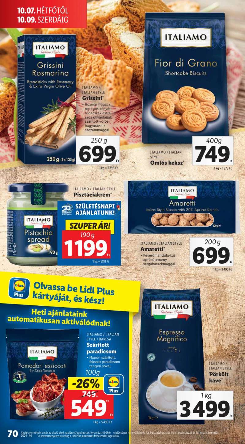 Lidl Akciós Újság 70 oldal