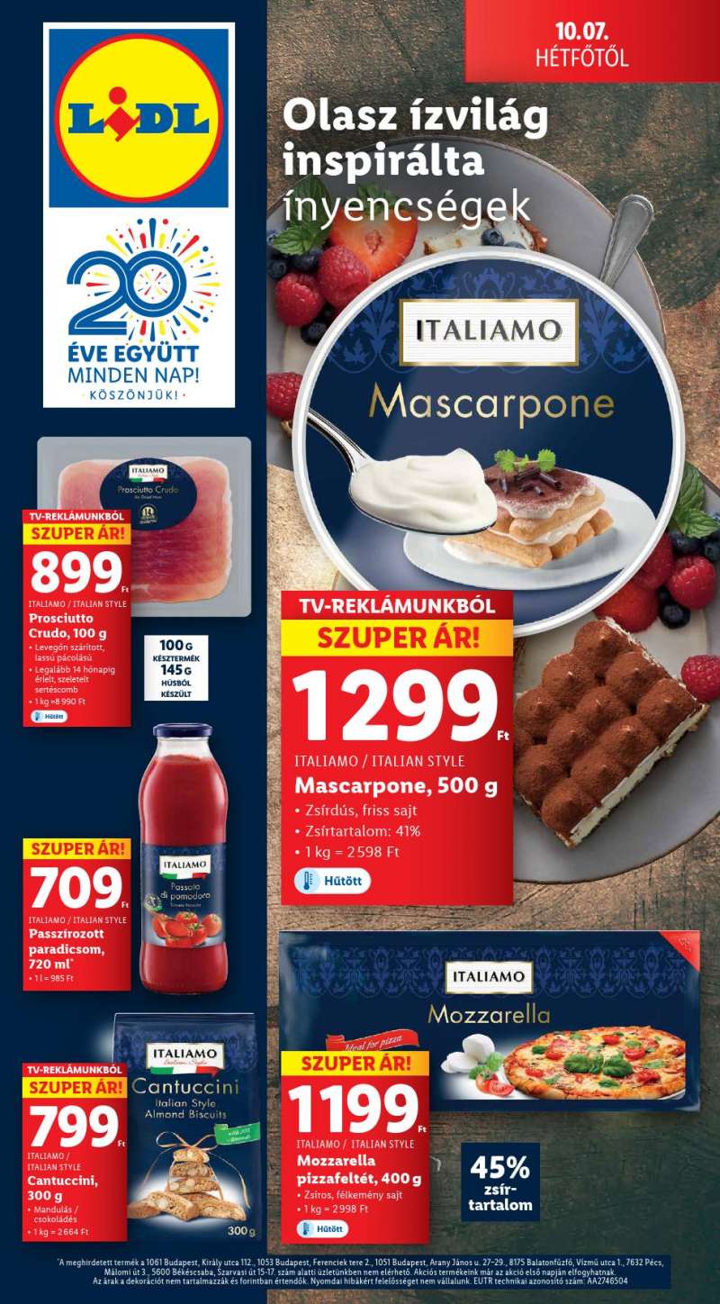 Lidl Akciós Újság 74 oldal