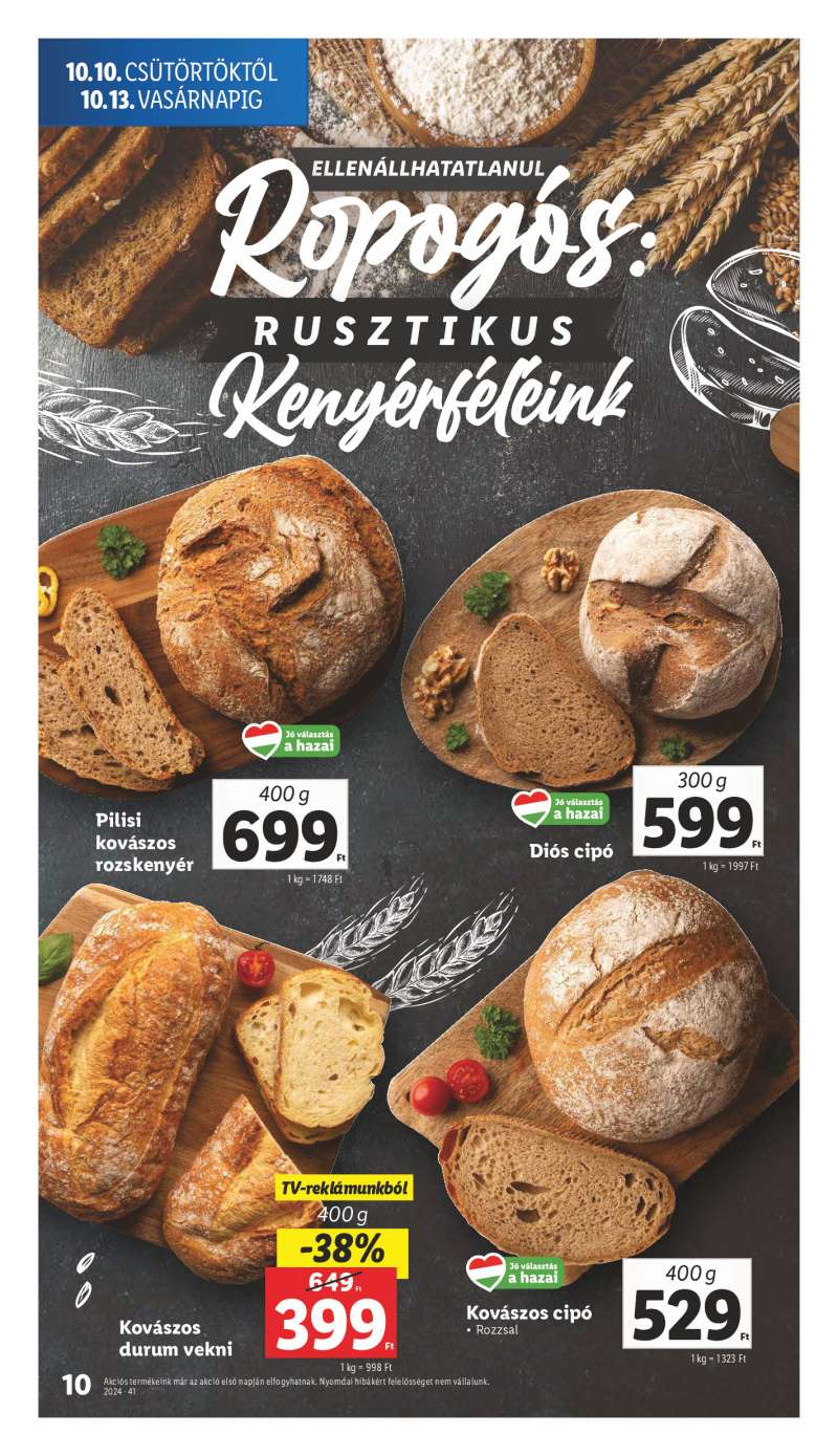 Lidl Akciós Újság 10 oldal