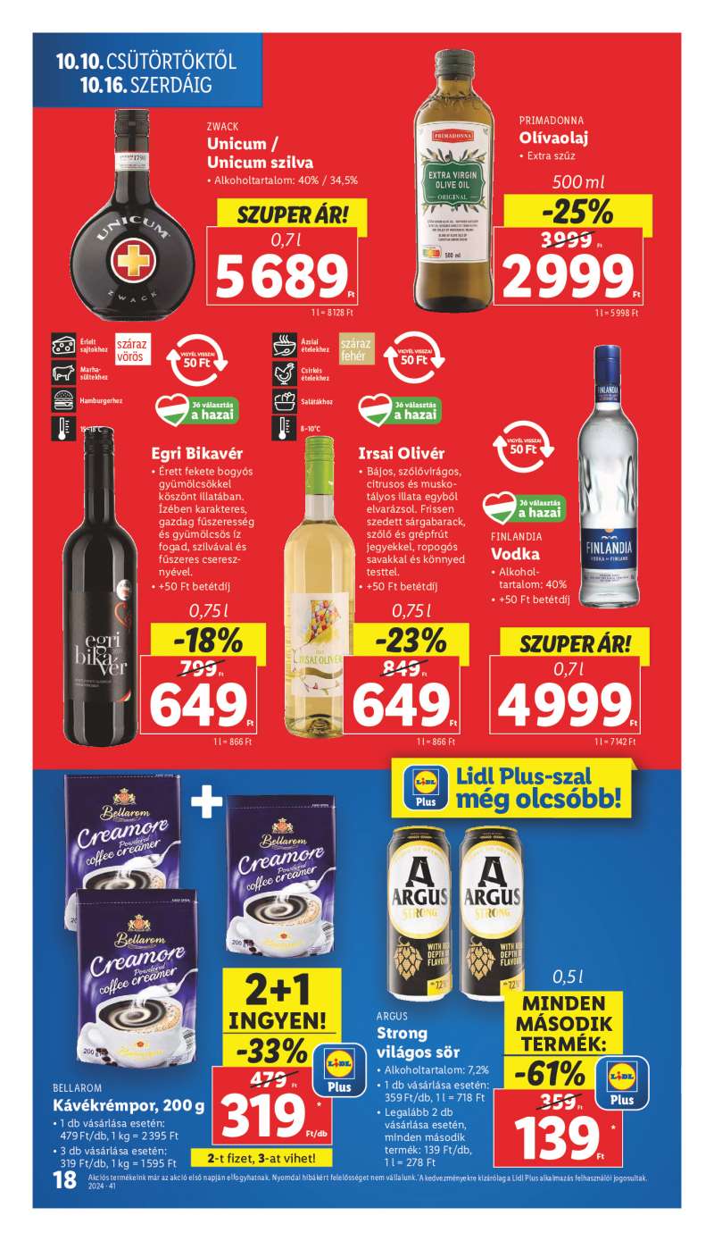 Lidl Akciós Újság 18 oldal