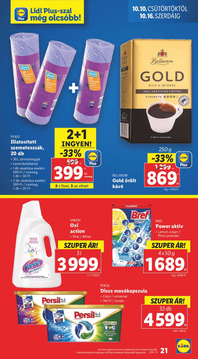 Lidl Akciós Újság 21 oldal