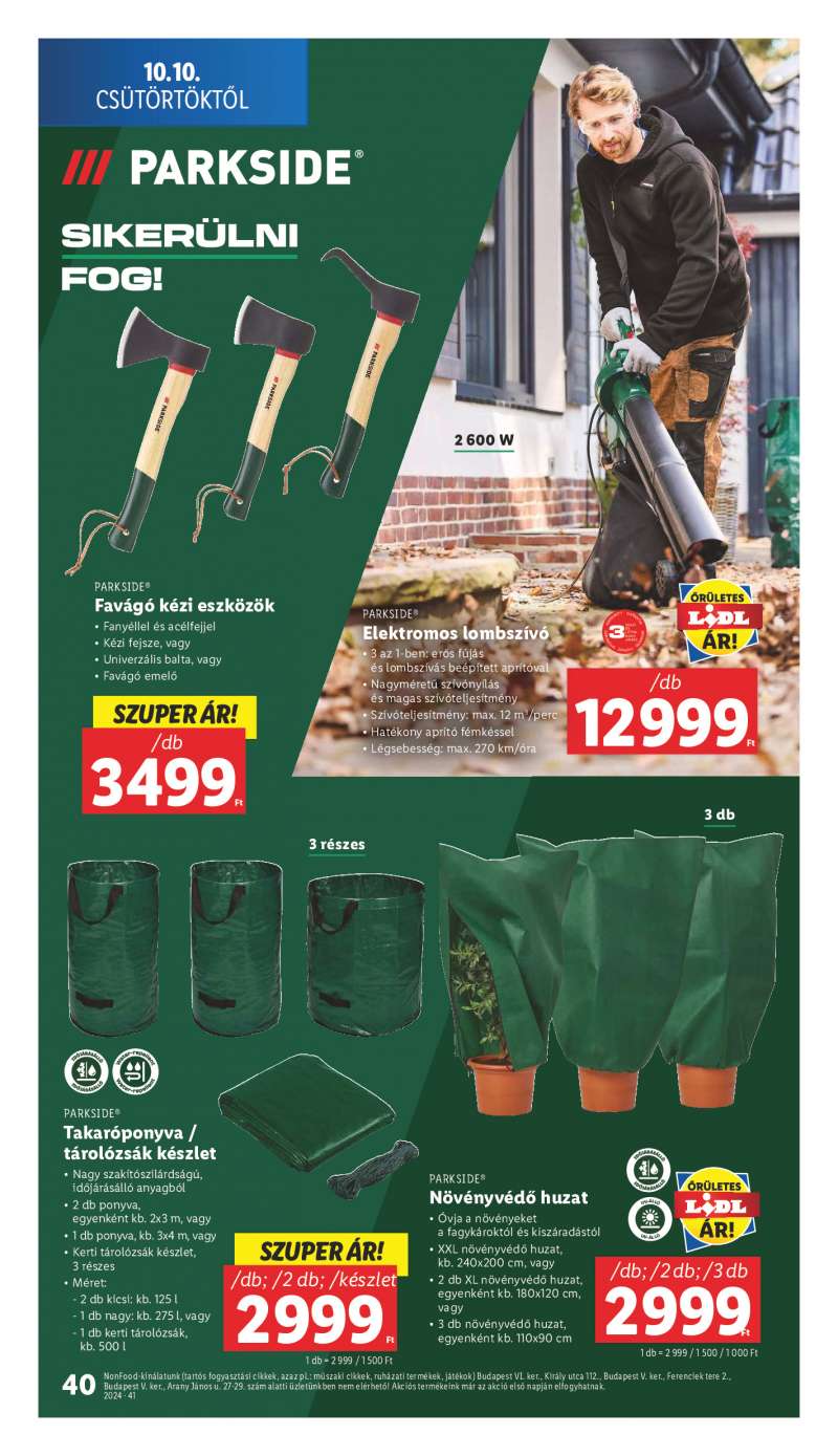 Lidl Akciós Újság 40 oldal