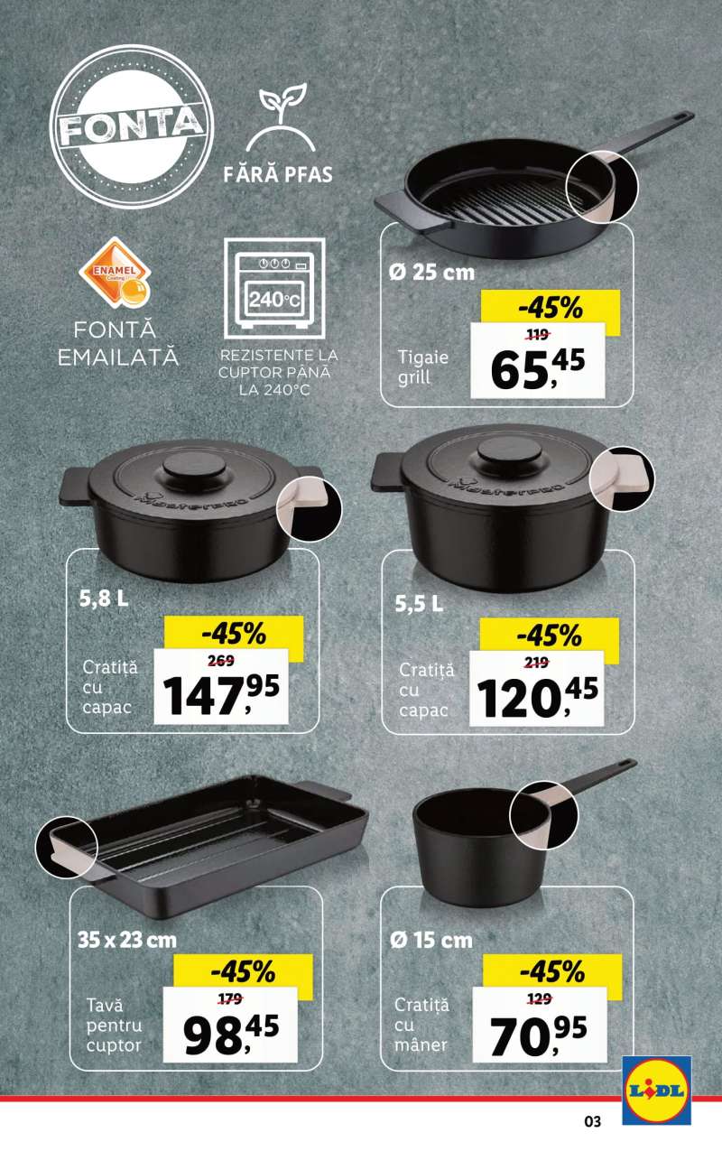 Lidl Lidl Románia Akciós Újság 3 oldal