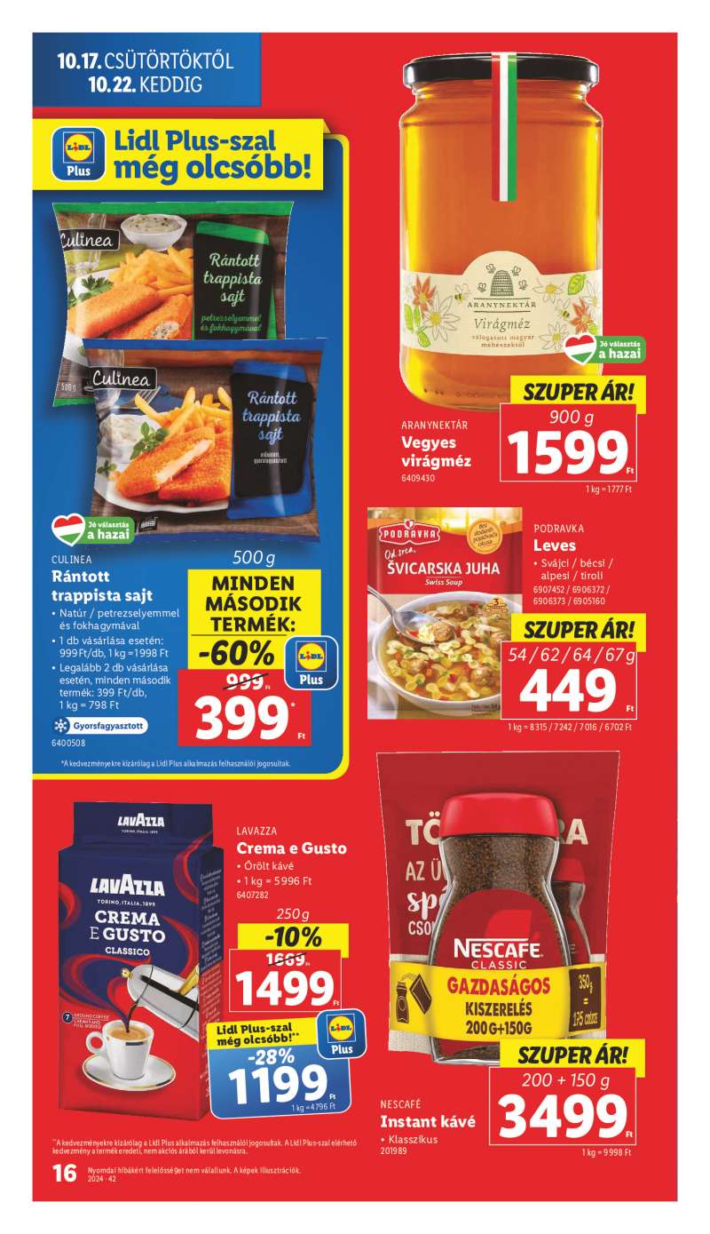 Lidl Érvényes 10.17-től 16 oldal