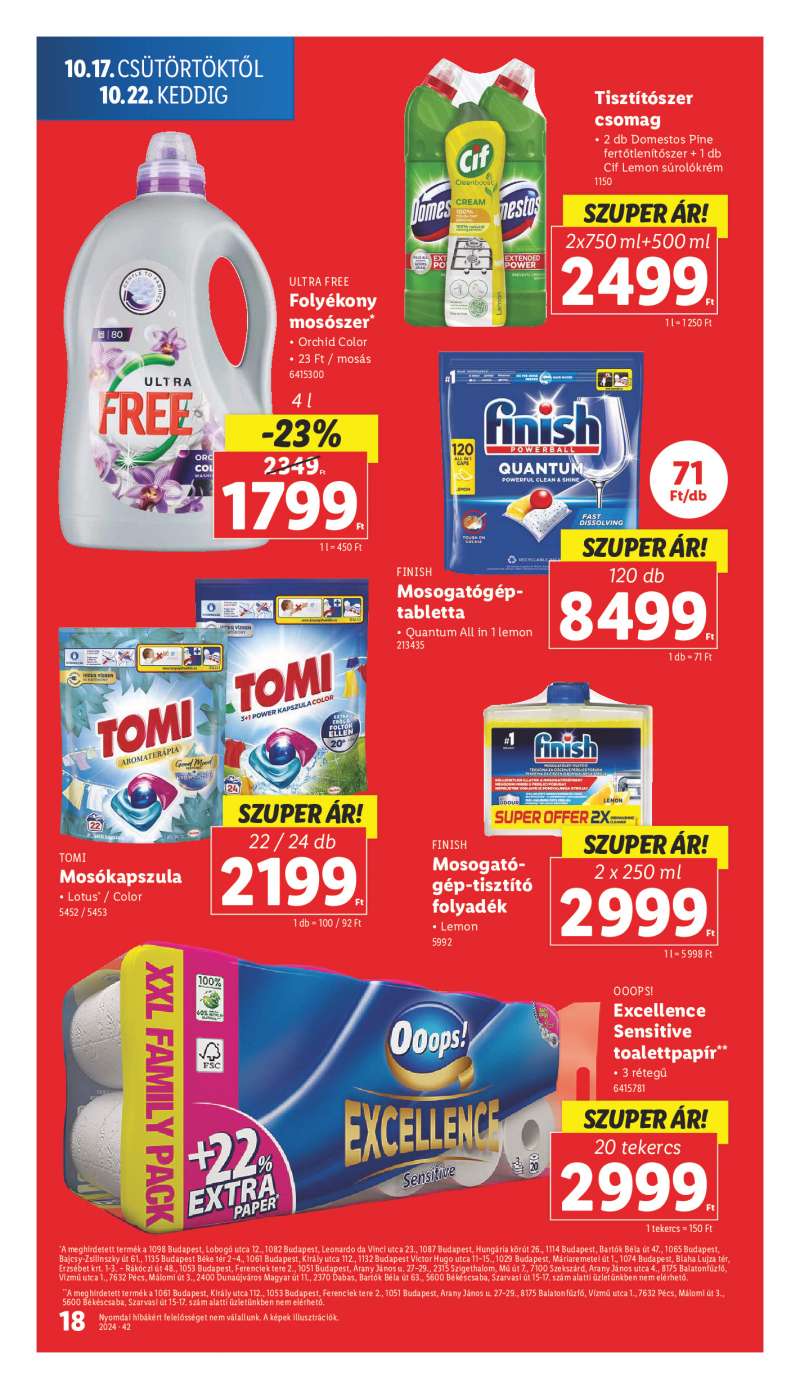 Lidl Érvényes 10.17-től 18 oldal