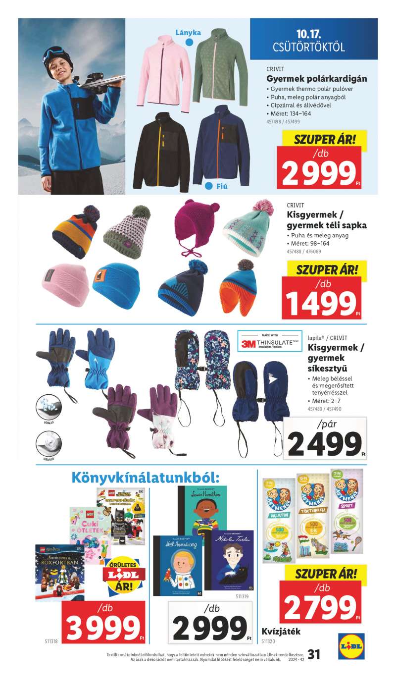 Lidl Érvényes 10.17-től 31 oldal