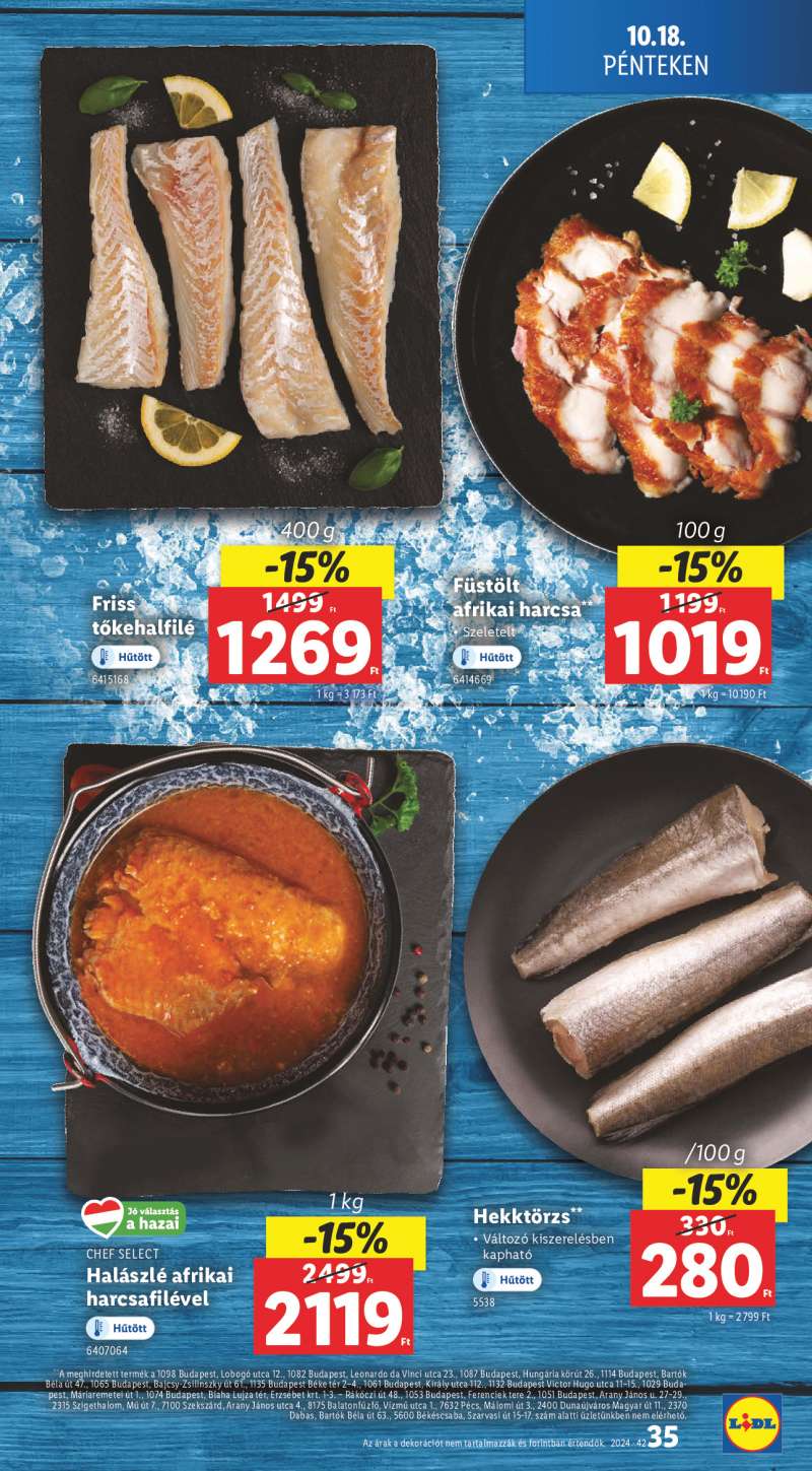 Lidl Érvényes 10.17-től 35 oldal