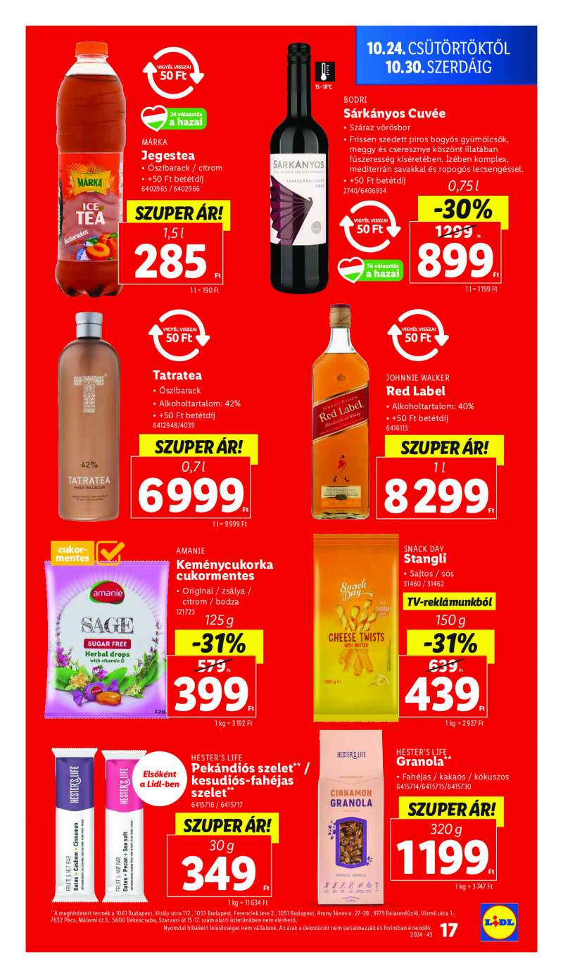 Lidl Akciós Újság 17 oldal