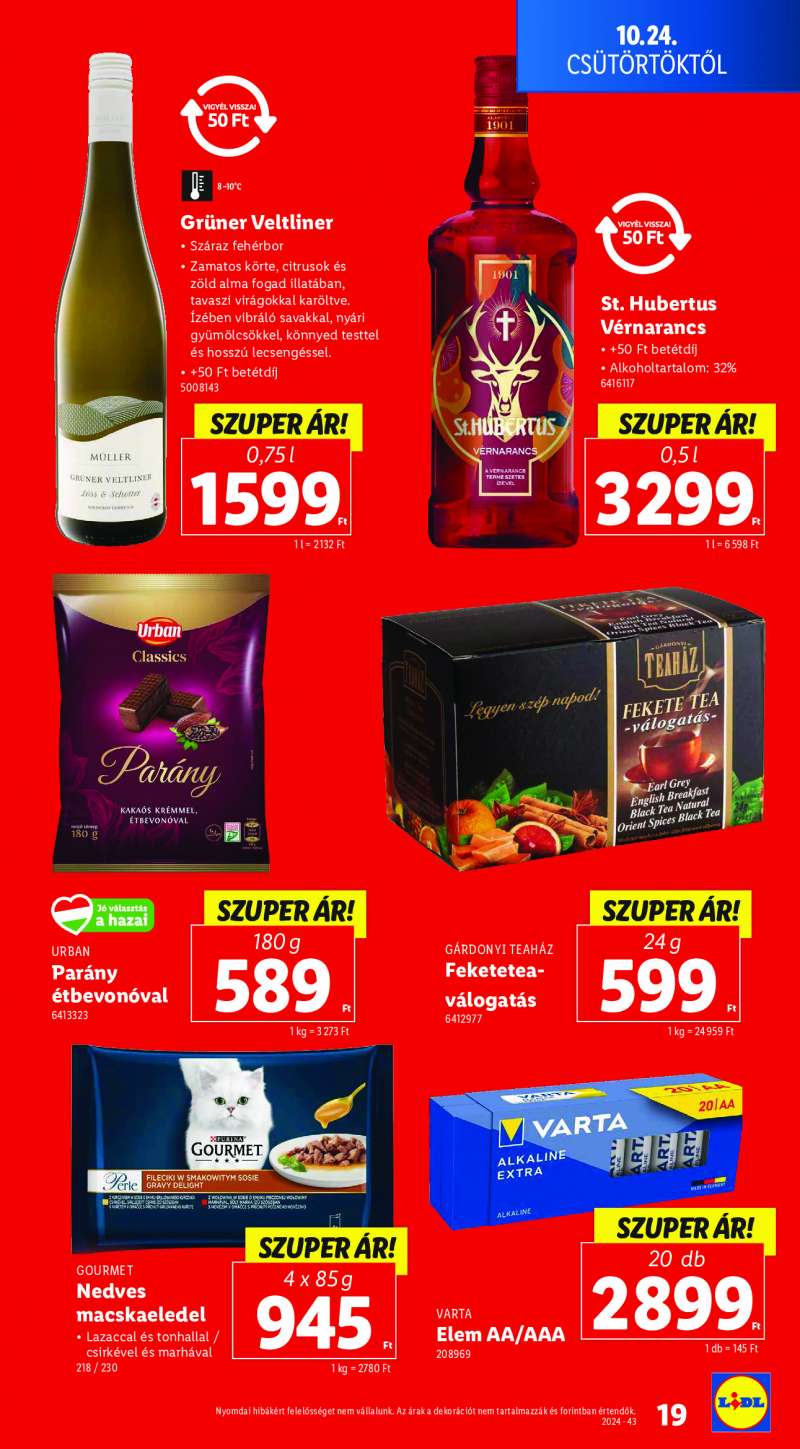 Lidl Akciós Újság 19 oldal