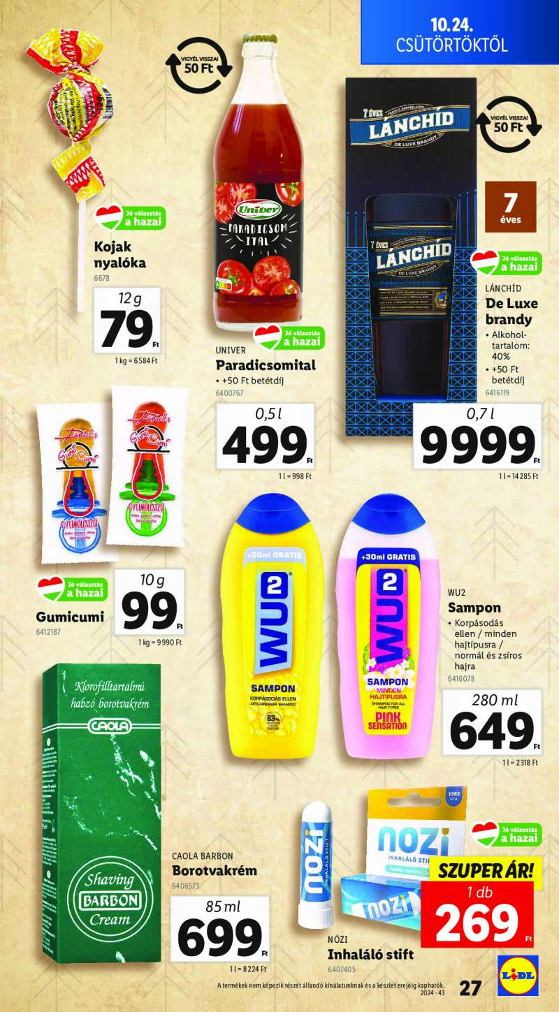 Lidl Akciós Újság 27 oldal