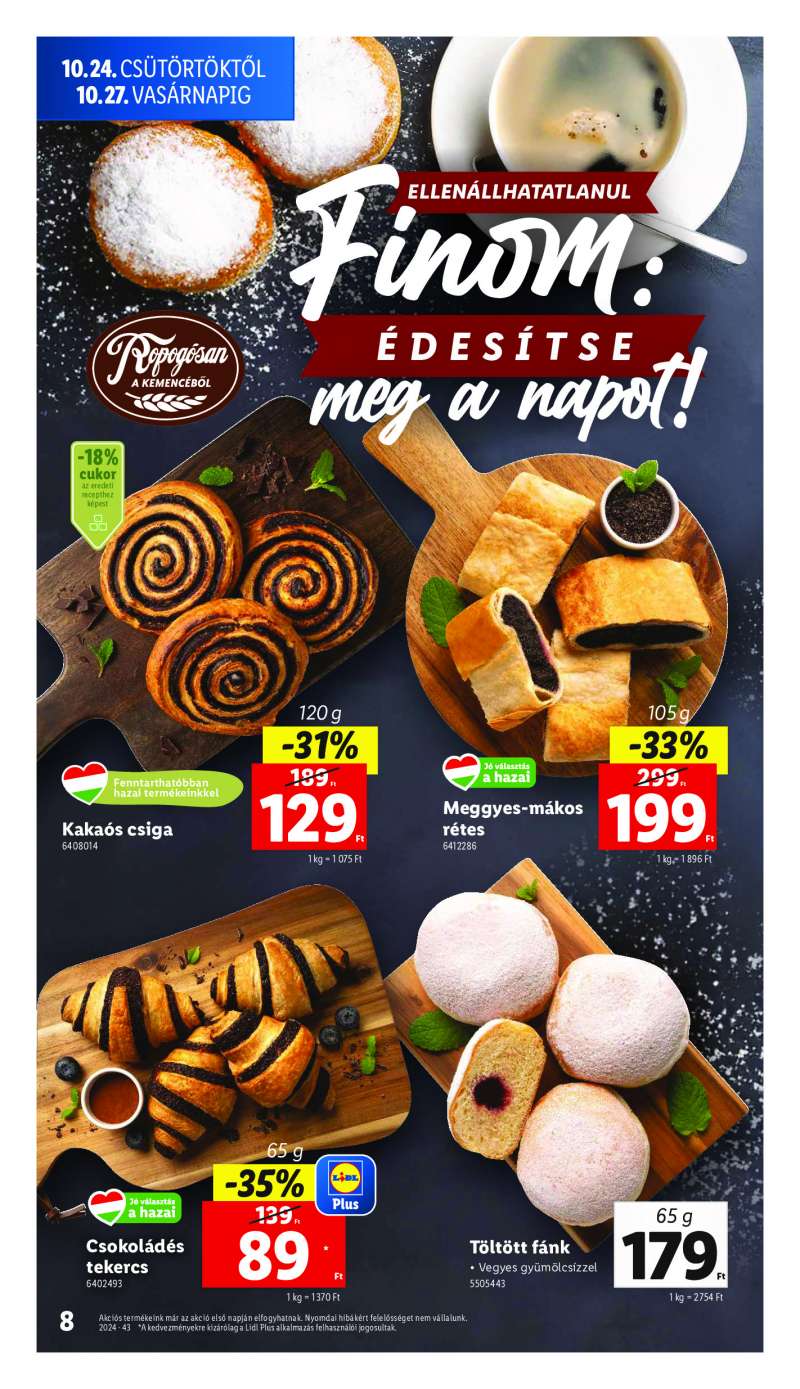 Lidl Akciós Újság 8 oldal