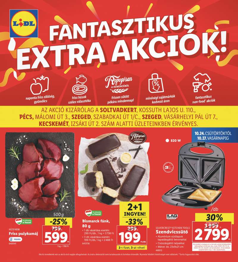 Lidl Lidl Regionális Akciós Újság 1 oldal