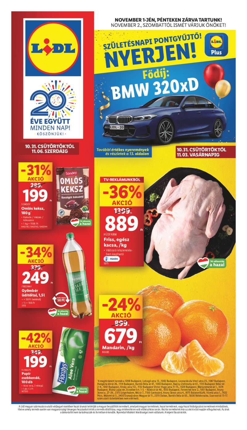 Lidl Akciós Újság 1 oldal