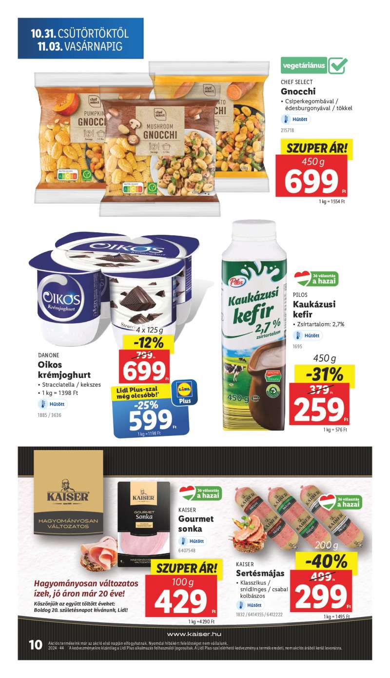 Lidl Akciós Újság 10 oldal