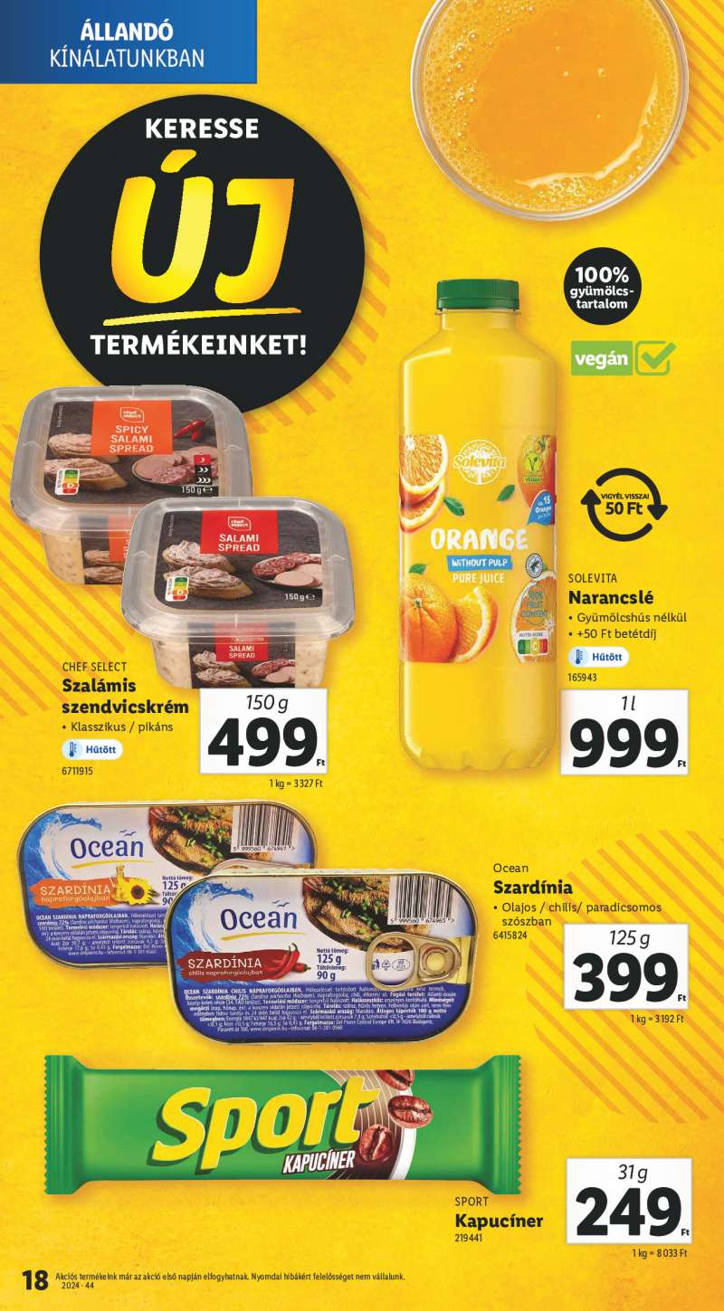 Lidl Akciós Újság 18 oldal