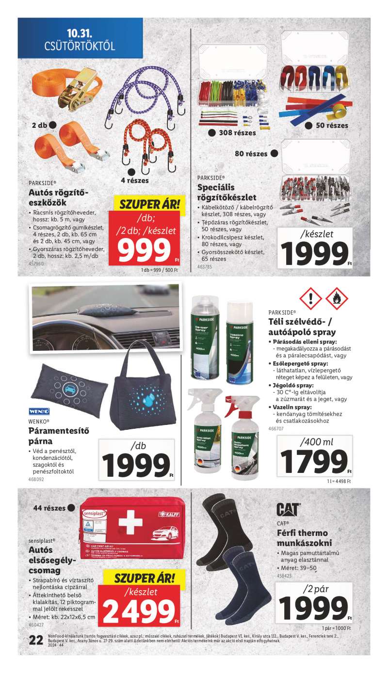 Lidl Akciós Újság 22 oldal