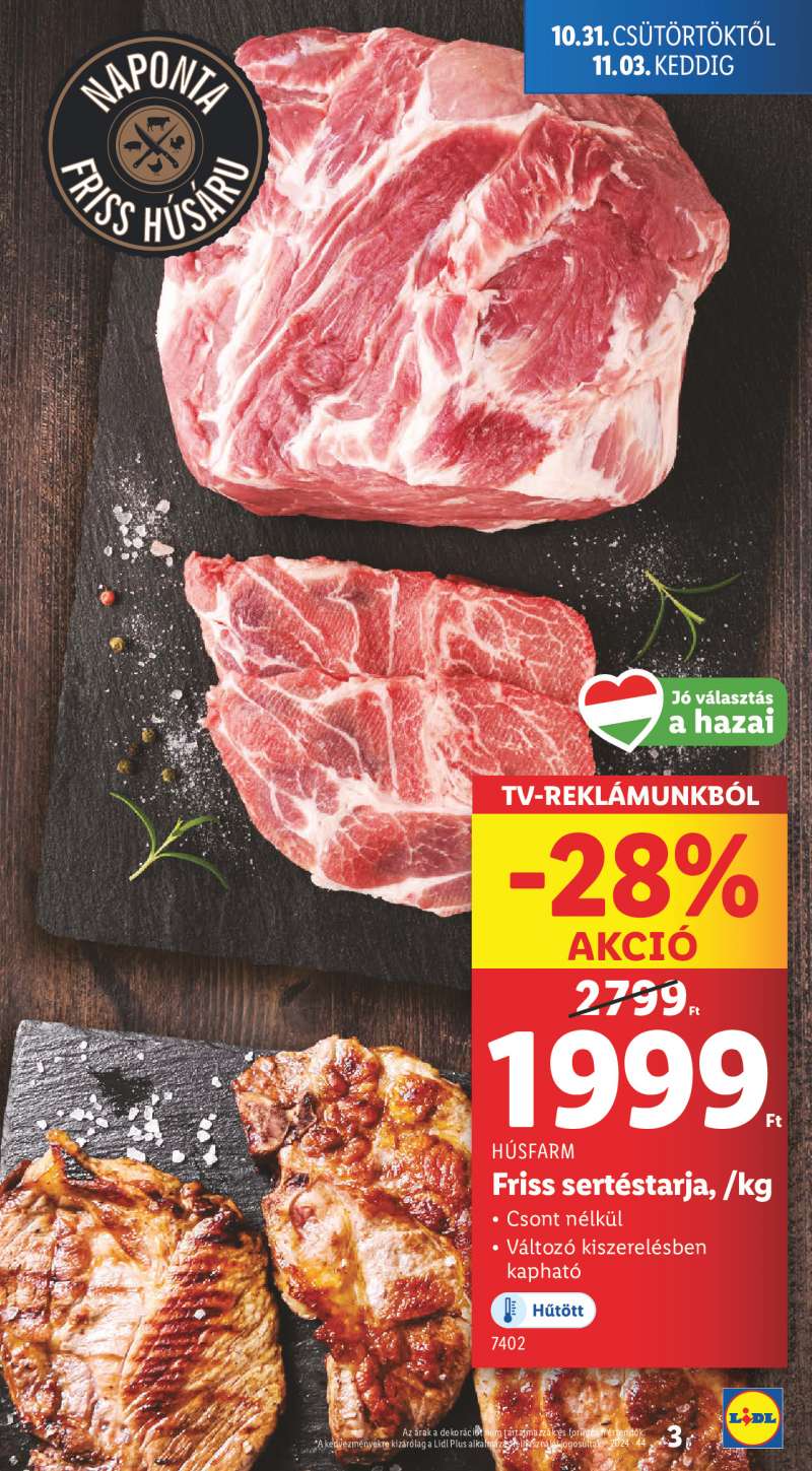 Lidl Akciós Újság 3 oldal