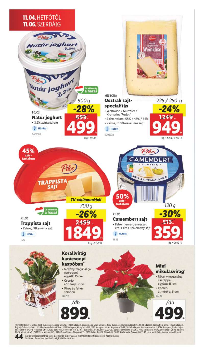 Lidl Akciós Újság 44 oldal