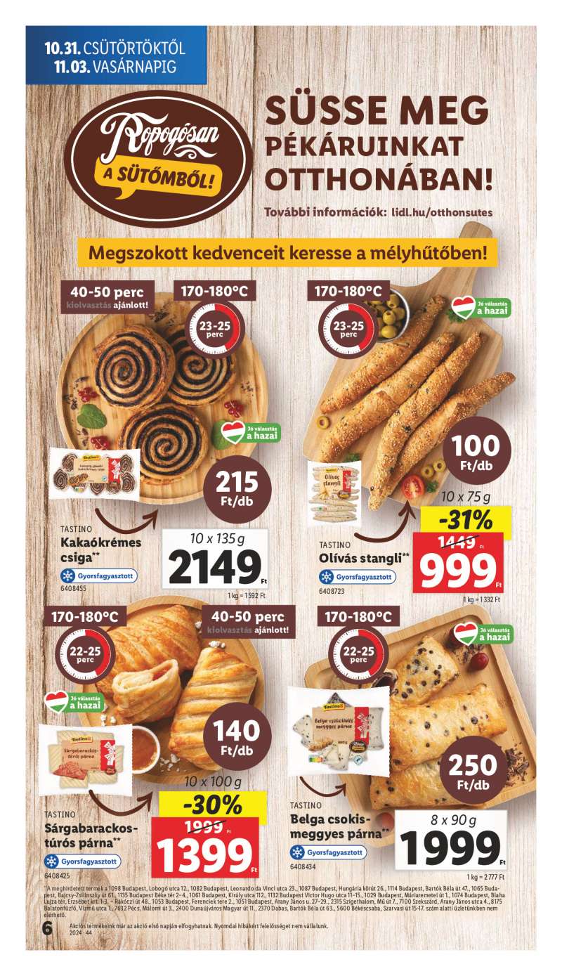 Lidl Akciós Újság 6 oldal