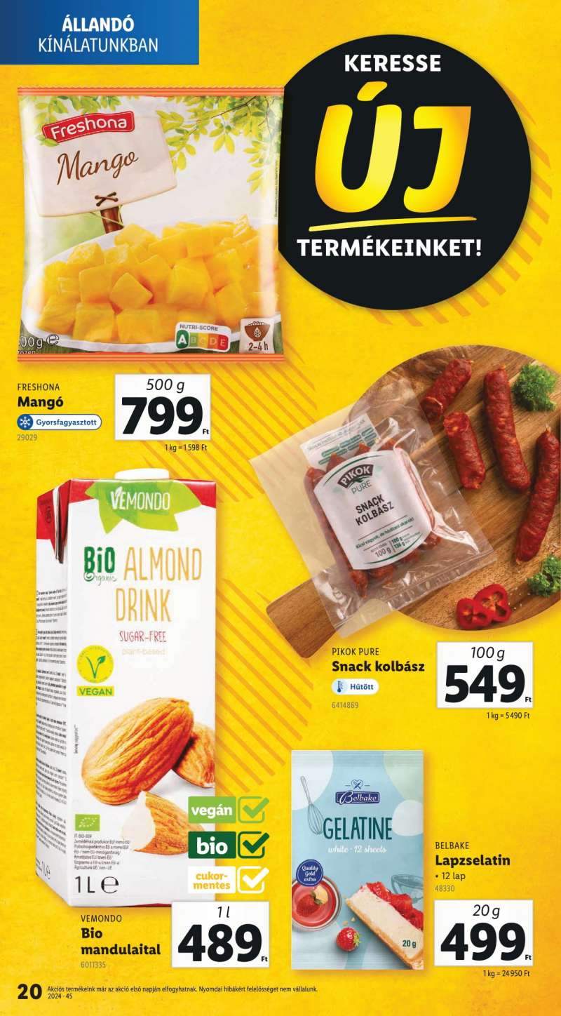 Lidl Akciós Újság 20 oldal