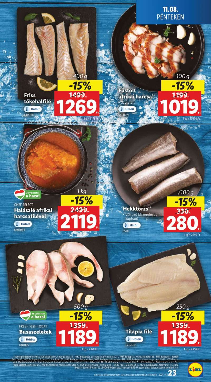 Lidl Akciós Újság 23 oldal