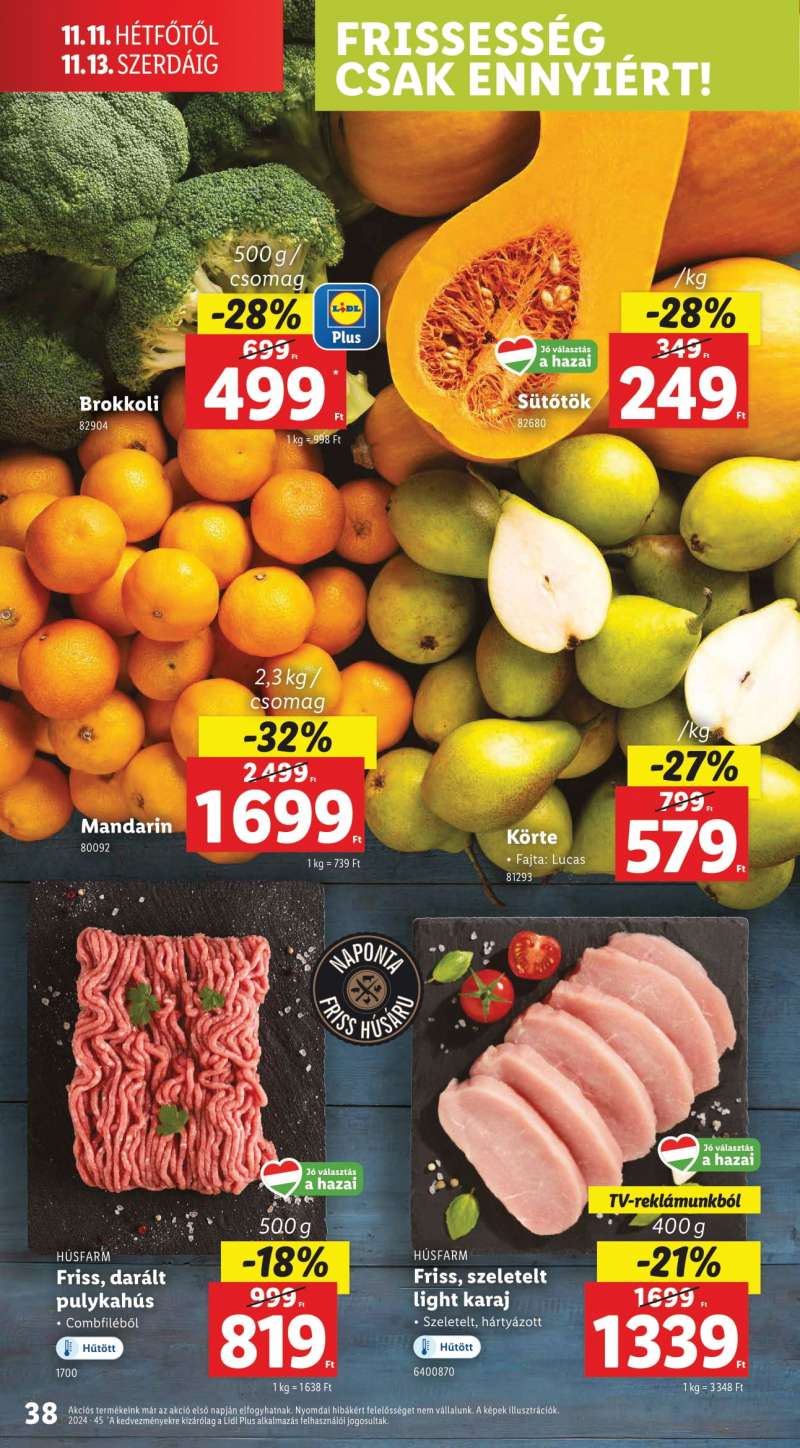 Lidl Akciós Újság 38 oldal