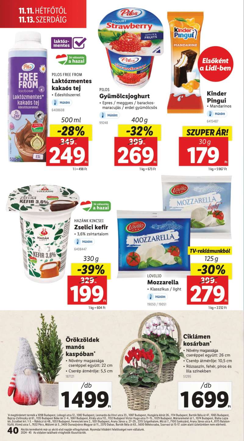 Lidl Akciós Újság 40 oldal