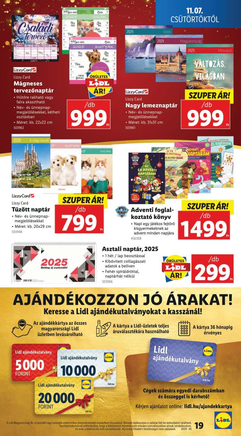 Lidl Lidl Varázslatos Ünnepi Dekoráció Katalógus 19 oldal