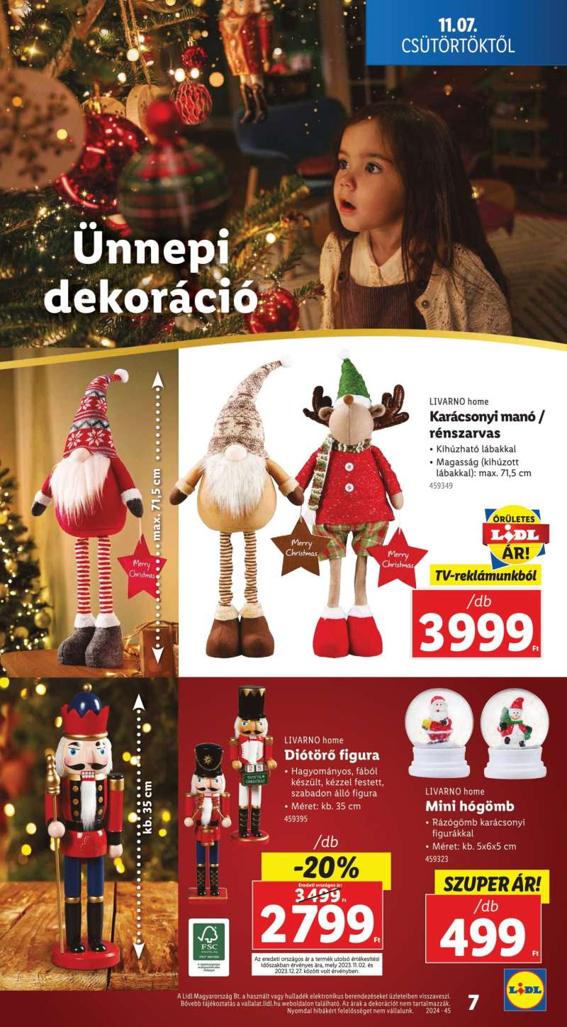 Lidl Lidl Varázslatos Ünnepi Dekoráció Katalógus 7 oldal