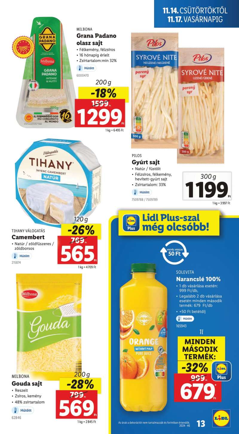 Lidl Akciós Újság 13 oldal