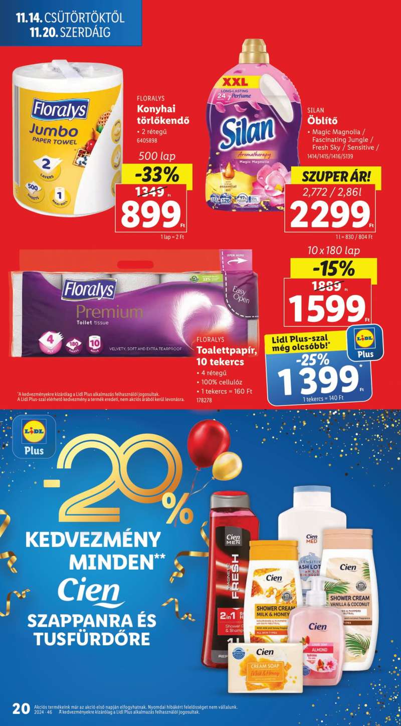 Lidl Akciós Újság 20 oldal