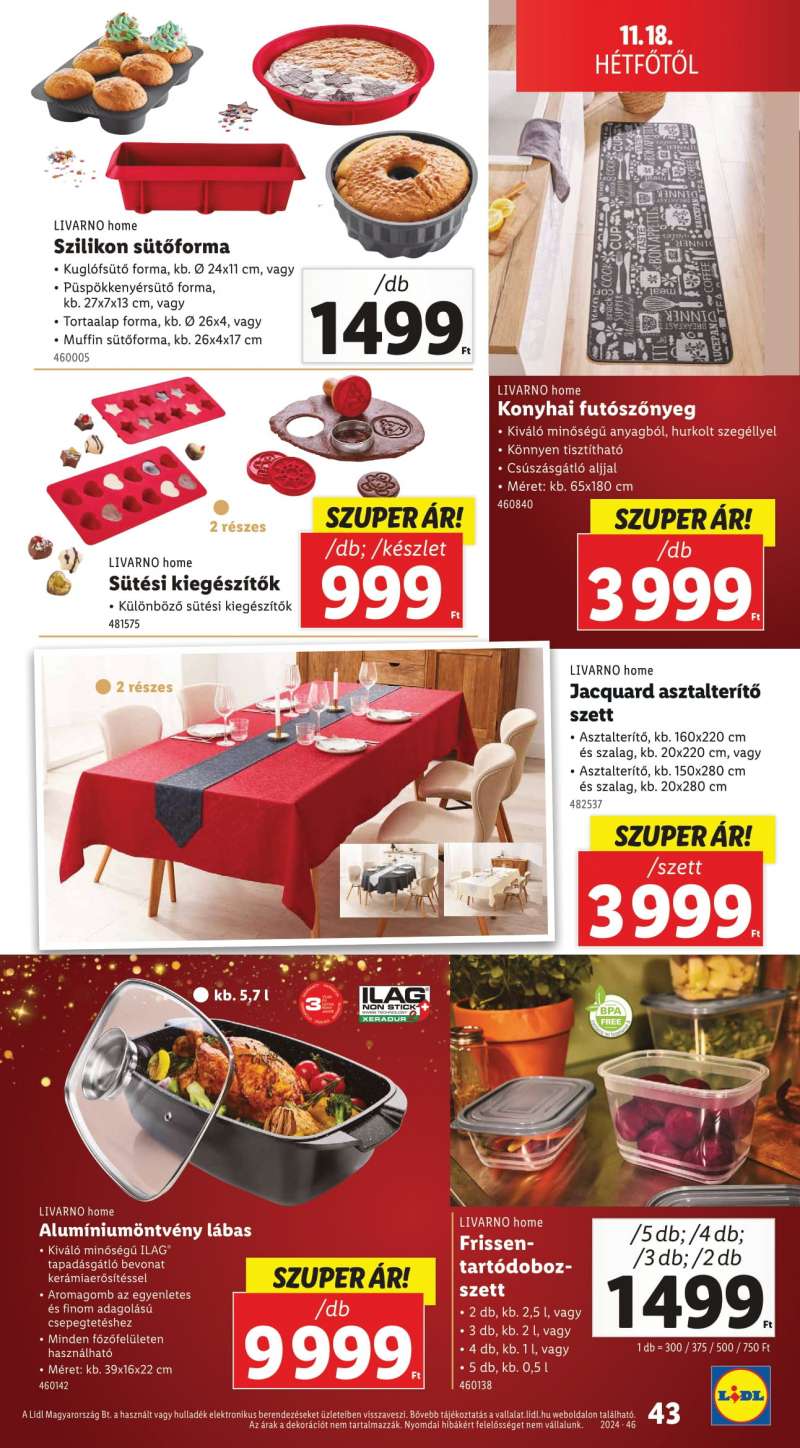 Lidl Akciós Újság 43 oldal