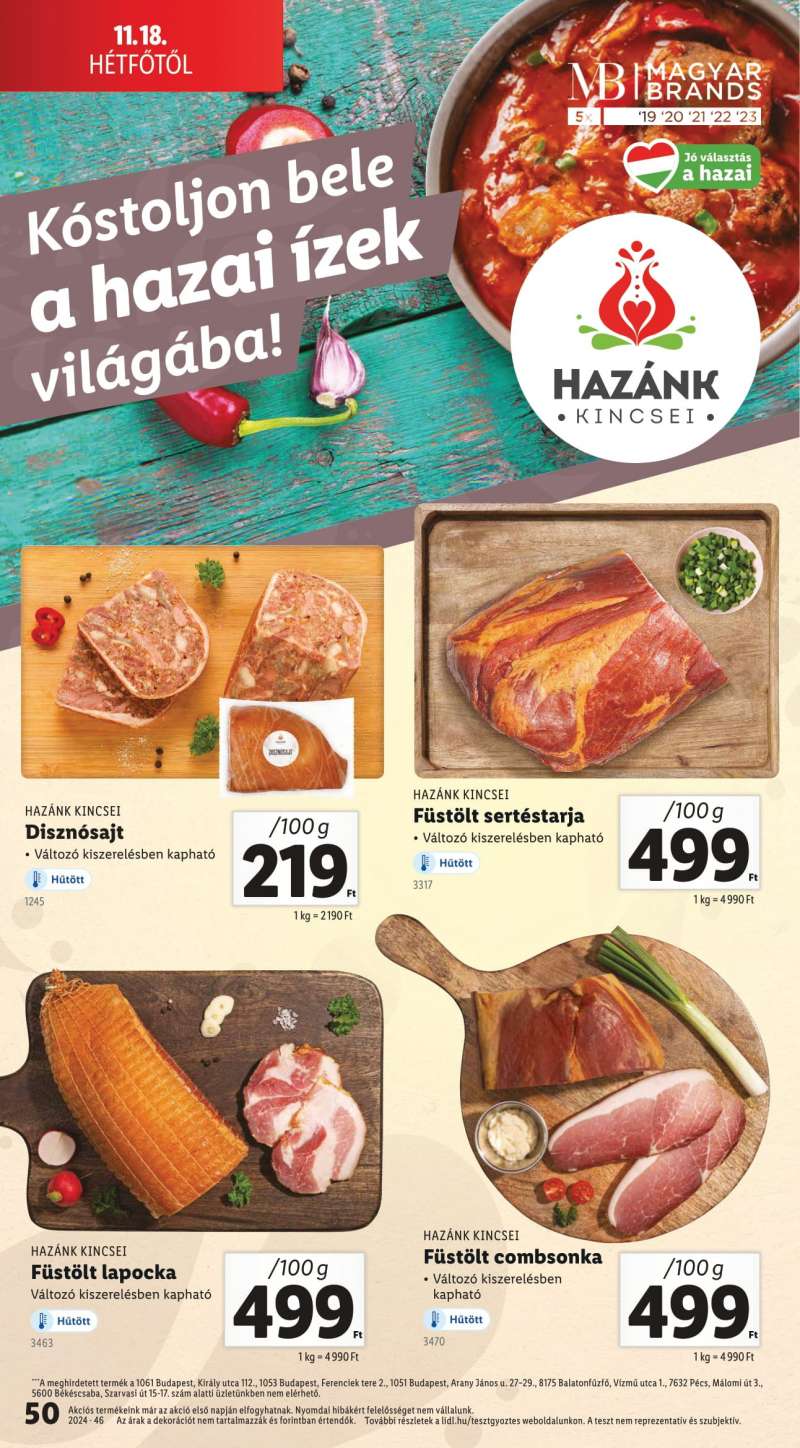 Lidl Akciós Újság 50 oldal