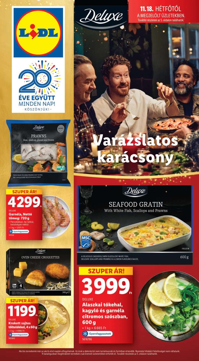 Lidl Akciós Újság Ünnepi Deluxe 1 oldal