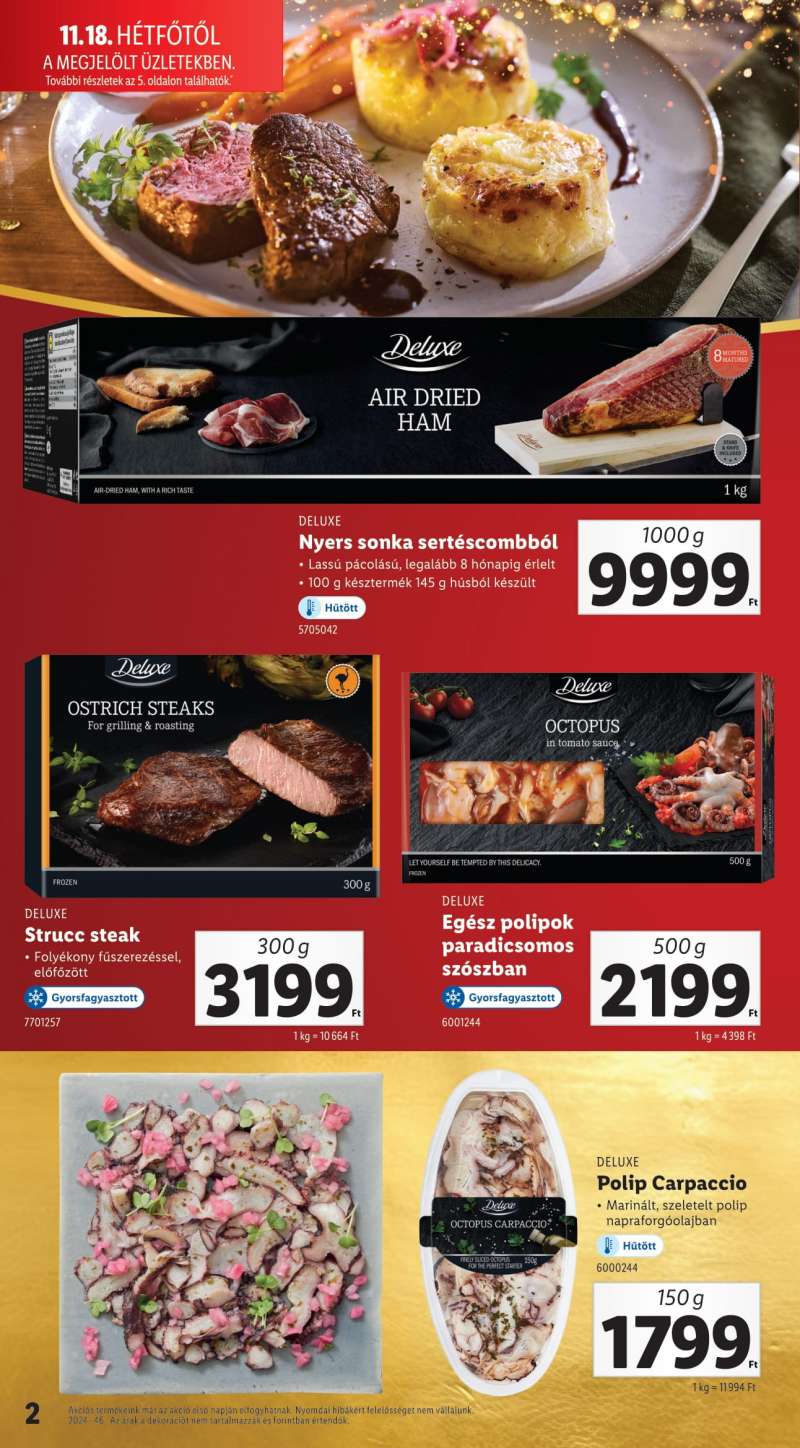 Lidl Akciós Újság Ünnepi Deluxe 2 oldal