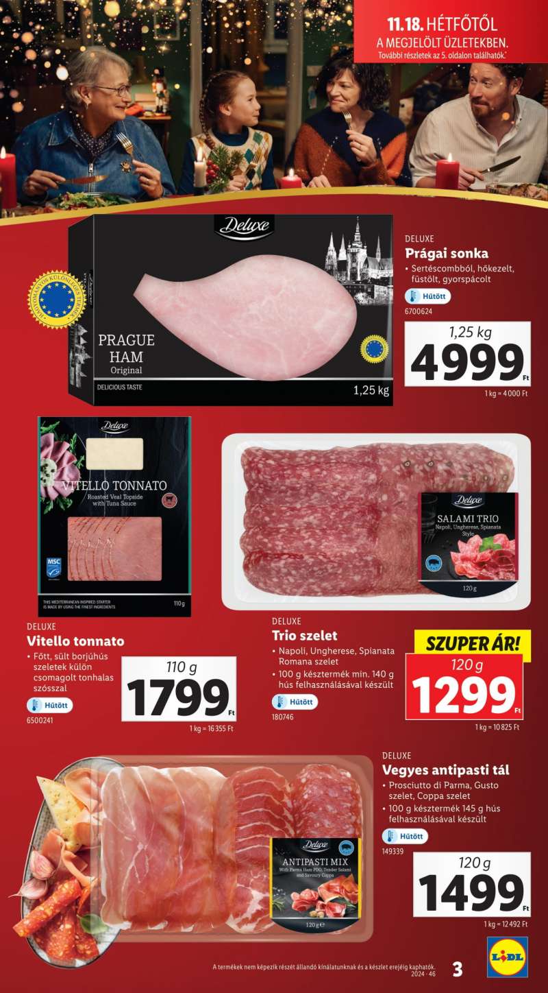 Lidl Akciós Újság Ünnepi Deluxe 3 oldal