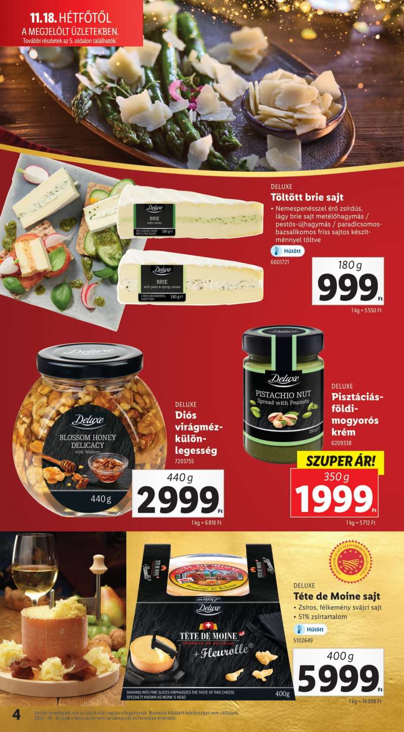 Lidl Akciós Újság Ünnepi Deluxe 4 oldal