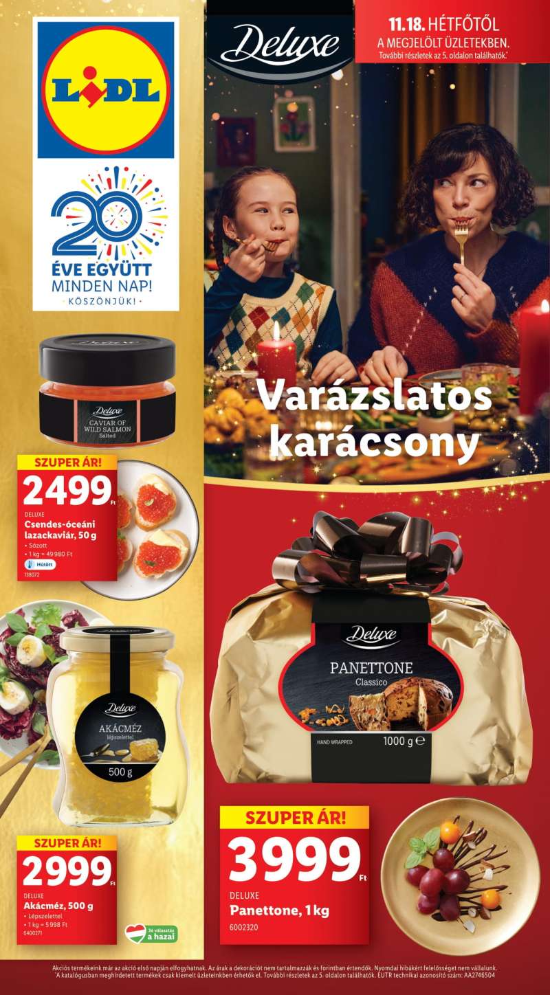 Lidl Akciós Újság Ünnepi Deluxe 6 oldal