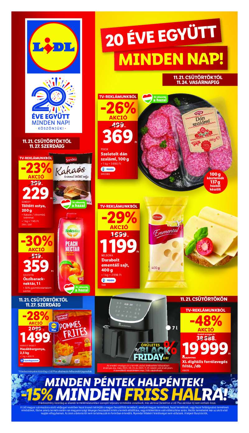 Lidl Akciós Újság 1 oldal