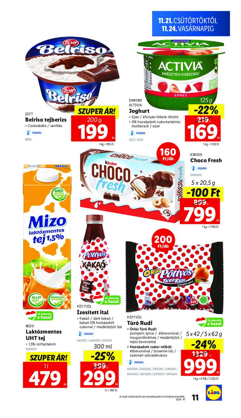 Lidl Akciós Újság 11 oldal