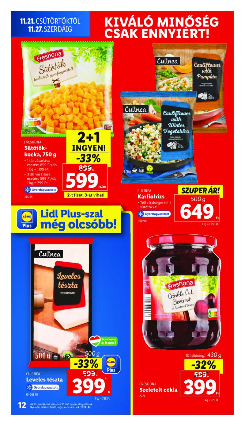 Lidl Akciós Újság 12 oldal