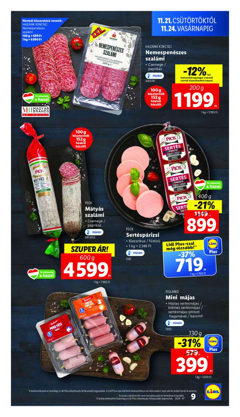 Lidl Akciós Újság 9 oldal