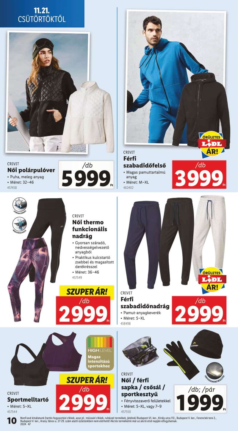 Lidl Akciós Újság Black Friday 10 oldal